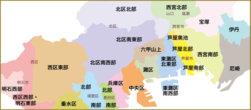 神戸エリア図