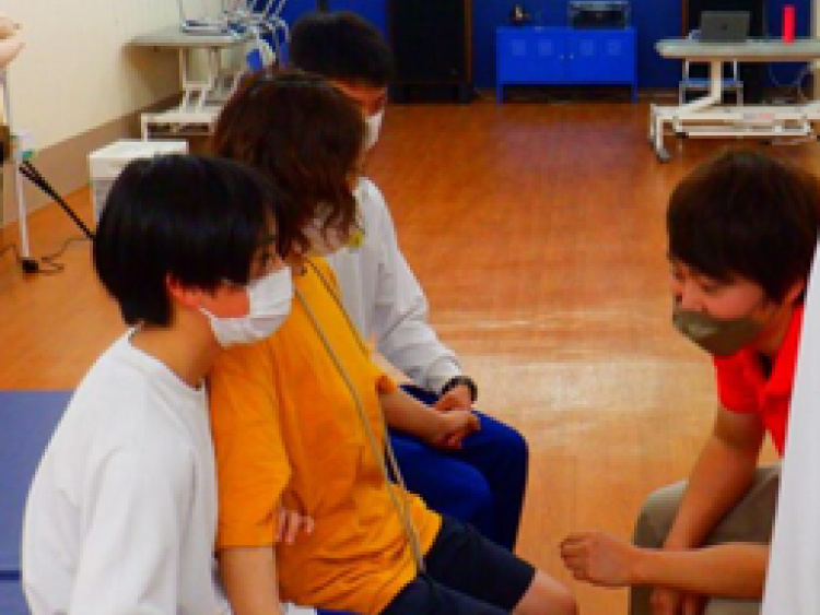 職業体験中の様子