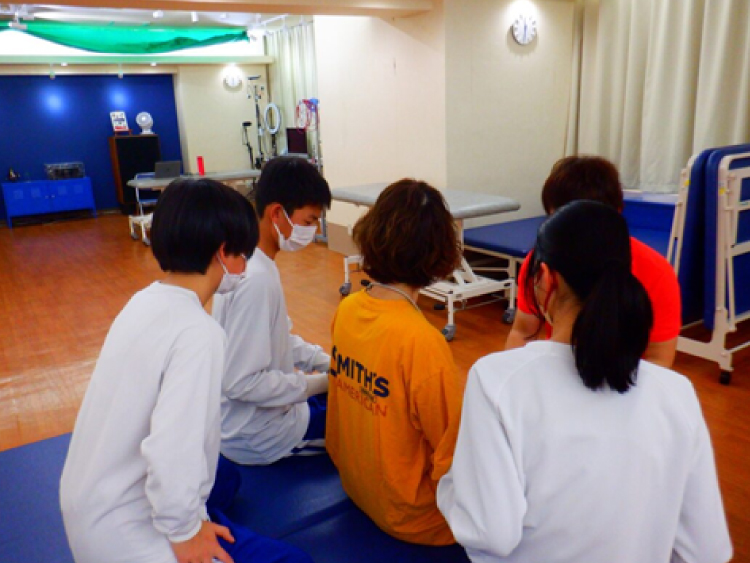 職業体験中の様子