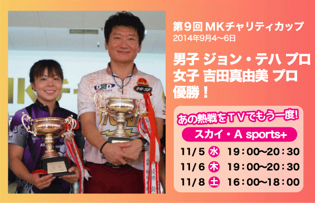 優勝：ジョン・テハプロ・吉田真由美プロ