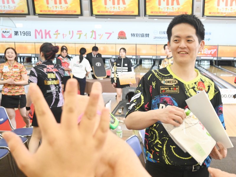 ご招待席で観戦