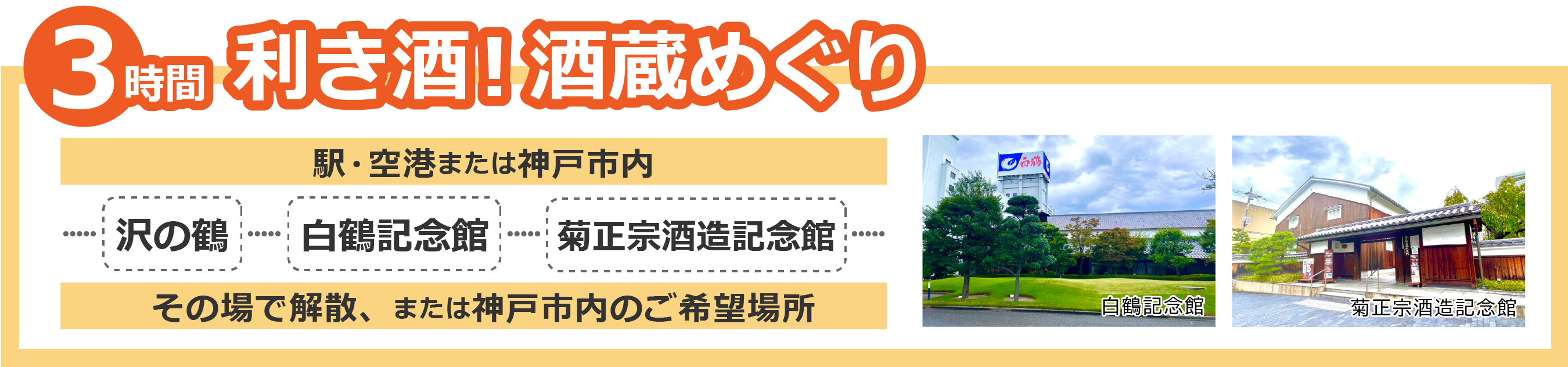 酒蔵めぐり3時間