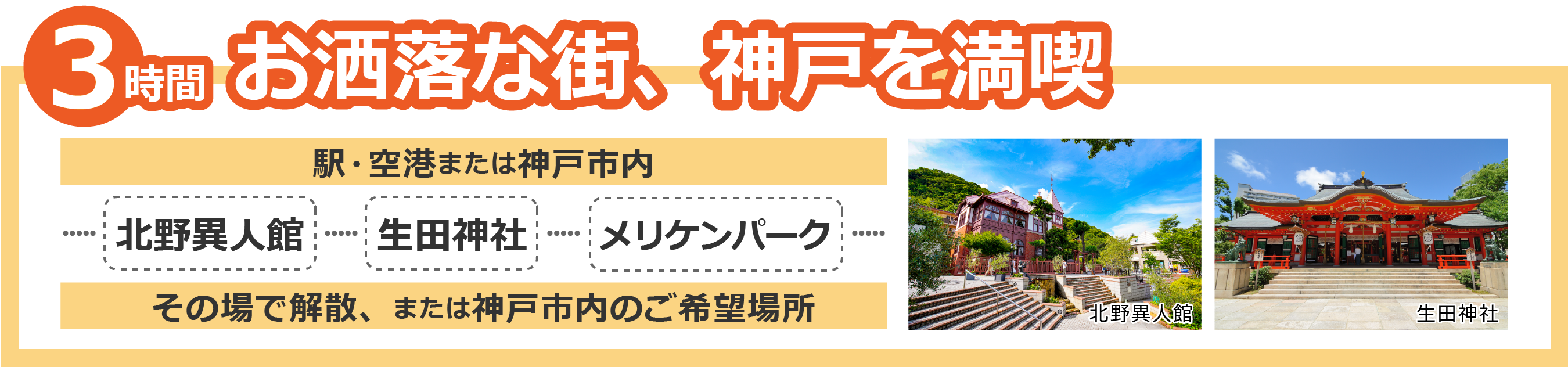 おしゃれな街神戸3時間