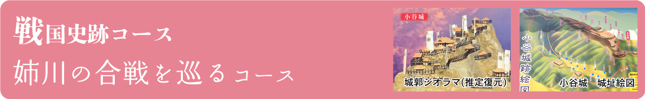 姉川の合戦を巡るコース